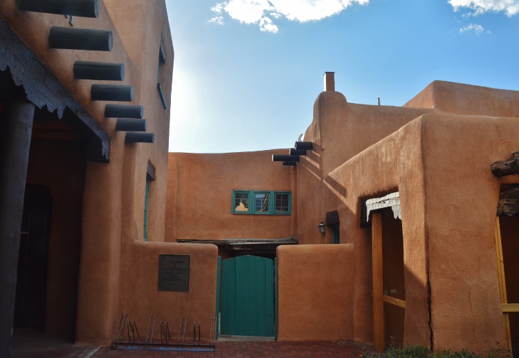 art gallery exterior adobe